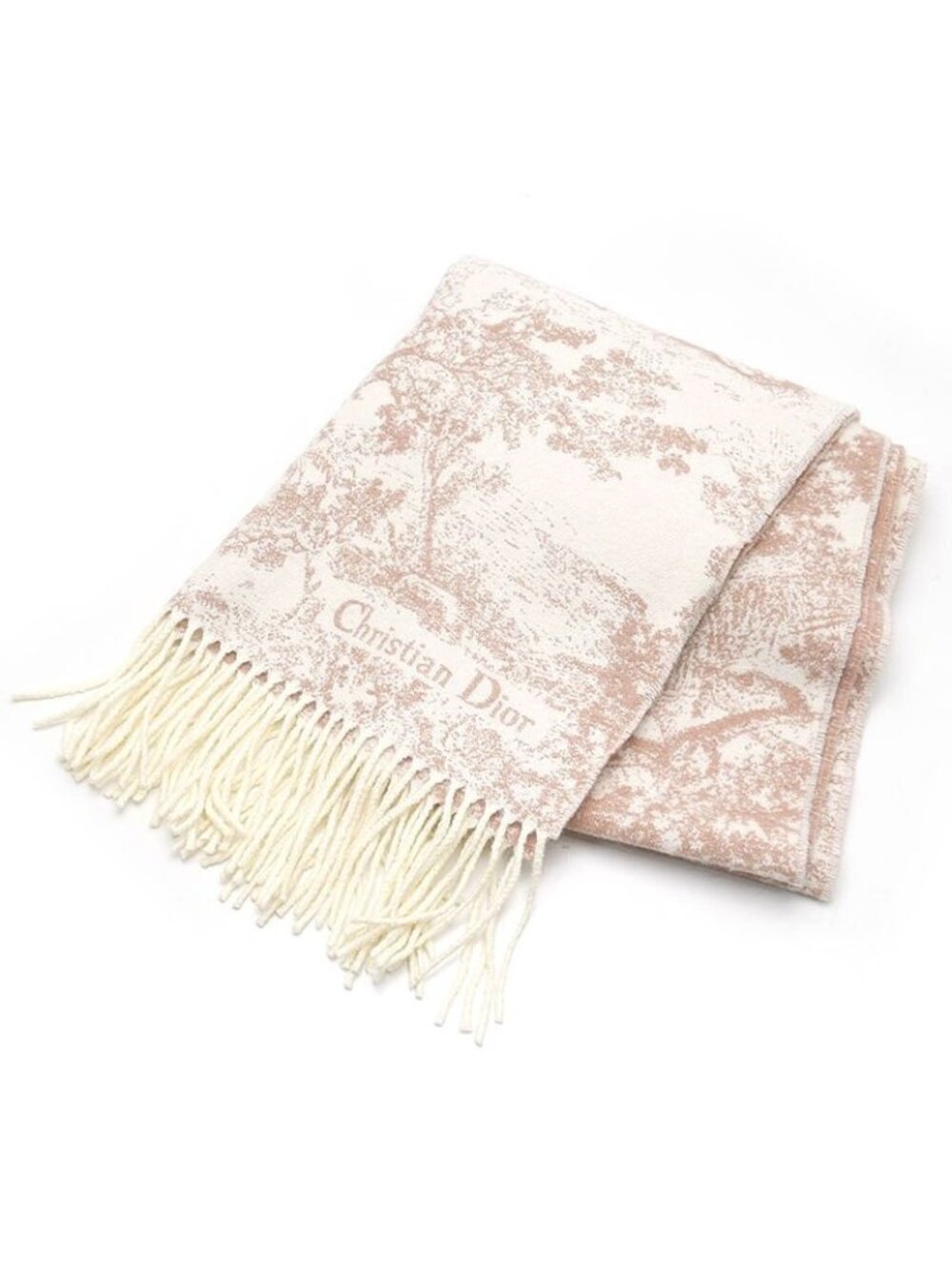 Dior Toile de Jouy Sauvage Scarf Pink